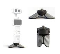 Mini Tripod for Insta360 Luna Ultra, 22g Lightweight 1/4 Screw Non Slip Portable Stand, One-Key Quick Open 1/4" Screw Vlogging Small Desktop Tripod Handle Grip