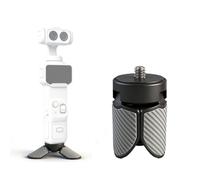 Mini Tripod for Insta360 Luna Ultra, 22g Lightweight 1/4 Screw Non Slip Portable Stand, One-Key Quick Open 1/4" Screw Vlogging Small Desktop Tripod Handle Grip