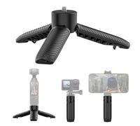 Mini Tripod&One-Touch Deploy Hand Grip for DJI Osmo Pocket 4/3. | Camera Tripod for Action 6/5 Pro/4/Nano,1/4"-20 Screw Mount for Insta360 for GoPro, DSLR Camera,Smartphone.