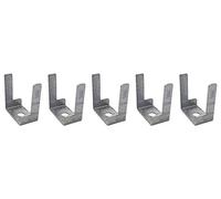 Mini Trunking Fire Rated Steel Cable Clips Electrical Cable Management Solution 29x15x32.5mm - Pack of 5