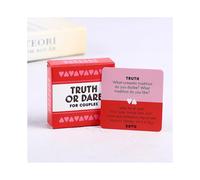Mini Truth or Dare Card Game for Couples - 51-Card Lovers Board Game, Compact Size