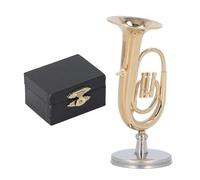 Mini Tuba Model Miniature Tuba Musical Instrument Ornaments Miniature musical instrument replicas