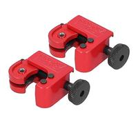 Mini Tubing Cutter, 2Pcs Set, Zinc Alloy Construction, 3 16mm Working Range, Ideal Plumbing Tool for Narrow Spaces