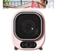Mini Tumble Dryer, Portable Vented Spin Dryer, Condenser Tumble Dryer with 7 Drying Modes, 0.8kg Load Capacity, for Home, Apartments and Rvs, Countertop/Wall Mounted pink