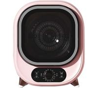 Mini Tumble r Portable Compact Spin0.8kg Capacity Small Vented Pink Lightweight Space Saving Clothes for Flats Dorms Travel
