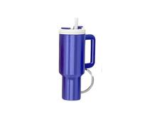 Mini Tumbler Keyring Accessories for Stanley Cup, Mini Cup Keychain Cute Tumbler Key Ring, Handbag Backpack Key School Bag (Satin Purple)