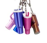 Mini Tumbler Keyring Accessories for Stanley Cup, Mini Cup Keychain Cute Tumbler Key Ring, Handbag Backpack Key School Bag