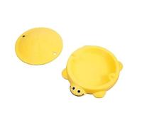 Mini Turtle Desktop Sandbox Kit, Colorful Sand Play Set with Tools, Stress Relief Desk Toy and Zen Garden Accessory, 6 Pack (Dandelion Yellow)