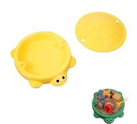 Mini Turtle Sandbox Desk Toy,Mini Turtle Sandbox with Tools,Zen Garden Kit for Calm and Focus,Stress Relief Novelty Gift,Decor Desktop Accessories for Home and Office (Yellow)
