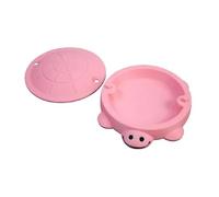 Mini Turtle Sandbox Desk Toy with Mini Tools, Cute Zen Garden Kit,Stress Relief Novelty Gift, Decor Desktop Accessories for Home (Bubble Gum Pink)