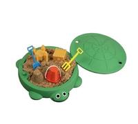 Mini Turtle Sandbox Desk Toy with Mini Tools, Cute Zen Garden Kit,Stress Relief Novelty Gift, Decor Desktop Accessories for Home (Classic Green)