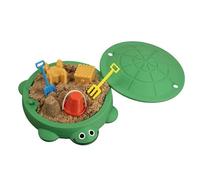 Mini Turtle Sandbox Desk Toy with Soft Moldable Space Sand and Small Tools, Mini Zen Garden Fidget Stress Relief Toys for Adults and Kids, Desktop Decor Accessories for Home and Office