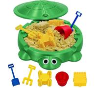 Mini Turtle Sandbox Garden Toys, 3D Printed Turtle Sandbox with Lid for Children Outdoor Playset, Sensory Fidget Toy for Stress Relief, Desk Home Office Decor Gifts