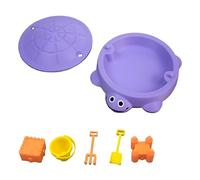 Mini Turtle Sandbox with Lid- Desk Zen Garden Kit, Adult Sensory Sandscape with Molds, Sand & Mini Tools, Zen Garden for Desk, Fun Gifts & Home Office Decor for Meditation and Stress Relief