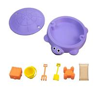 Mini Turtle Sandbox with Lid- Desk Zen Garden Kit, Adult Sensory Sandscape with Molds, Sand & Mini Tools, Zen Garden for Desk, Fun Gifts & Home Office Decor for Meditation and Stress Relief