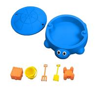 Mini Turtle Sandbox with Lid- Desk Zen Garden Kit, Adult Sensory Sandscape with Molds, Sand & Mini Tools, Zen Garden for Desk, Fun Gifts & Home Office Decor for Meditation and Stress Relief