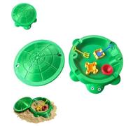 Mini Turtle Sandbox with Tool Set, Tranquil Garden to promote calmness and concentration. Desktop sensory sandbox, a decorative item suitable for family office desks of all ages (blue model)