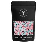 Mini Tutti Frutti Bottles Pick n Mix Favourite Sweets - 800g Sweet Bag - Fizzy, Sour & Retro Candy Gift for Birthdays & Parties