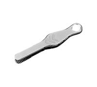 Mini Tweezer, Portable Beard Tweezer with Hanger Hole, Titanium Alloy EDC Tool & Gadget for Beard, Eyebrow Grooming, Outdoor Survival Kit