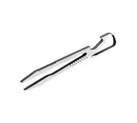 Mini Tweezer, Portable Beard Tweezer with Hanger Hole, Titanium Alloy EDC Tool & Gadget for Beard, Eyebrow Grooming, Outdoor Survival Kit