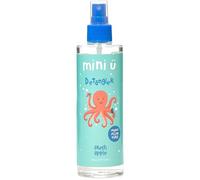 Mini U Kids Detangler Spray with Aloe Vera Juice - Fresh Apple Scented Hair Detangling Spray for Knots & Tangles - Vegan Hair Products for Children - 250 ml
