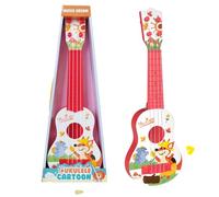 Mini Ukulele Guitar Toy 4 String for Kids, Toddler Guitar Toys Cute Fox and the Elephant, Ukulele for Kids Musical Instrument, Ukulele Gift for Child Musicians Boys and Girls (A6)