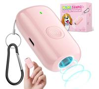 Mini ultrasonic dog bark deterrent device, effectively stops unwanted barking with 50ft Long Range,pain free training & behavior aid for indoor/outdoor use,rechargeable portable dog barking stopper