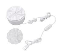 Mini Ultrasonic Washing Machine, Portable Timing USB Turbine Washer Mini Laundry Machine for Clothes Socks Underwear Shoe