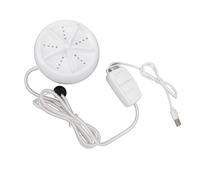 Mini Ultrasound Washing Portable Turbine Cleaner with USB and 4-Level Remote Control, Compact and Versatile for Travel, Dormitory Use, Household, and More