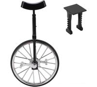 Mini Unicycle Model, High Simulation Metal Unicycle Toy, Durable Alloy Mini Unicycle Ornament with Holder, Exquisite Design for Home Office Car Decoration, Gift for Kids and Friend Attractive and prof
