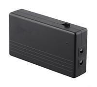 Mini UPS 7800mAh Uninterruptible Power Supply Portable Battery Backup 24W 12V 2A With Flame-Retardant Shell Dual Device Support For Router Modem Switch ONU Camera for Devices Up To 12V