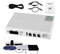 Mini UPS Backup Battery, Portable Uninterruptible Backup Battery, 10400 MA Uninterruptible Supply DC Backup, Modem Mini Supply Speaker Output Battery Pack For LED, MINI UPS Router Adapter