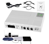 Mini UPS Backup Battery - Portable Uninterruptible Supply for Router, Modem and LED Light | Compact Backup Battery with Speaker Output, Reliable Supply for Home and
