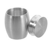 Mini Urn for Human and Pet Ashes 1.6x1.2x1.2 Inch Aluminum Alloy Silver