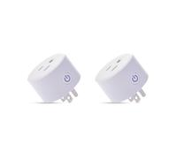 Mini US Smart WIFI Socket Timer Plug Works with HomeKit Technology (iOS12 or +) Alexa Google Assistant 2pcs