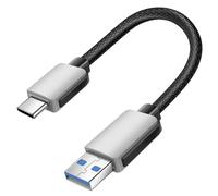 Mini USB-C/USB cable, ultra-short 15 cm, CarPlay, Android Auto, charging station