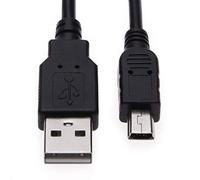 Mini USB Cable 5m Charger Compatible with Nikon D2H, D2Hs, D2X, D2Xs, D3, D3X, D3S, DS3, D4, D40, D40X, D50, D60, D70, D70s, D80, D90, D100, D200, D300, D600, D610, D3000, D3100, D7000 Camera | Lead
