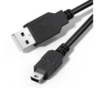 Mini USB Cable Compatible with Garmin GPS Navigator GPS charger cable Designed for Garmin Drive 53 Nuvi DriveSmart DriveAssist Dezl Approach Magellan Zumo Navigon gps power cord for Dash Cam (Black)