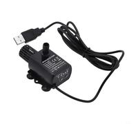 Mini USB DC5V 4.8W 300L/H Brushless Water for Aquarium Fountain, IP68 Waterproof Submersible with 150cm Cable, Amphibious Function for Underwater or