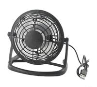 Mini USB Desk Fan with Ultra Quiet Operation for Personal Cooling, Portable USB Powered Table Fan Suitable for Office and Student Use (black)
