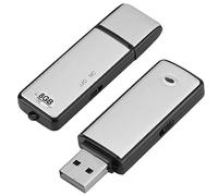 Mini USB Digital Voice Recorder 8GB USB Spy Voice Recorder for Meetings, Interviews, Conferences, Classes, with Memory for Recording Hours