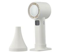 Mini USB Fan with 3000mAh Battery, 8H Long Life, Stepless Speed Control, Bladeless Design for Portable Cooling, Compatible with USB Charging, White/Purple/Pink/Black