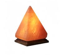 Mini USB LED Energy-Saving Salt Lamp Warm Light Natural Amber Crystal Rock Light with Wooden Base Pink Salt Table Lamps for Office Home Deco BedroomYoga