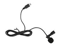 Mini USB Stereo External Microphone for GoPro 3, 3+,4, High Sensitivity, Plug and Play, Collar Clip, Excellent Omnidirectional Stereo Output