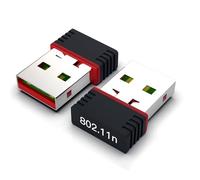 Mini usb wifi adapter for pc, Wireless USB Wifi dongle 802.11N, ideal for smooth HD video Portable internet Adapter for PC, Desktop and Laptop, Supports Windows 11/10/8.1/8/7/XP