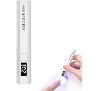 Mini UV Lamps for Gel Nails Handheld LED Nail Lamp Rechargeable USB UV Light Flash Cure Protect Skin Gel Nail Dryer Curing Gel Polishes Nail Glue Stickers Glitter Nail Art Gift for Women