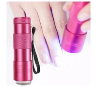 Mini Uv Led Nail Lamp, Handheld Nail Art Uv Press Light Presser With Silicone Head Portable Handheld Nail Glitter Embossing Assistant Mini Phototherapy Lamp Nail Seal Quick Dry Lamp
