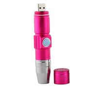 Mini UV Light for Gel Nails|Mini UV Nail Lamp Portable LED Nail Dryer Curing Light Flashlight Manicure Art Polish Tools Rose Red