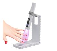 Mini UV Light for Nails | USB Rechargeable Fingernail Lamp | LCD Display LED Nail Light with 2 Timing Modes for Road Trip Camping Pedicure Studio Home Salon Airplane