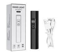 Mini UV Nail Lamp - 400 mAh Rechargeable Nail Curing Pen | Portable Cordless UV Nāil Lamp with 2 Timers & Display | Handy LED Lämp for Nāil Extensions, Rhinestone Glue & Gel Nails, USB-C